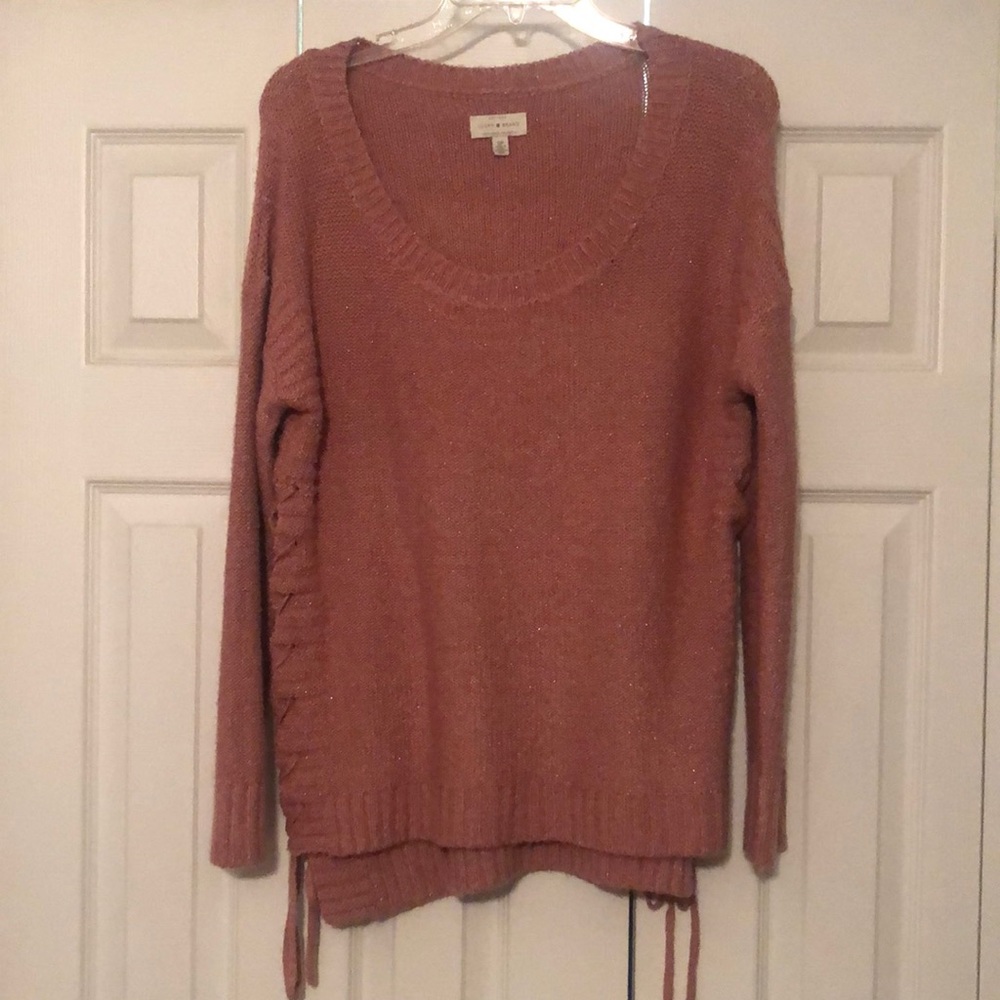 LUCKY BRAND pink sweater